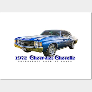 1972 Chevrolet Chevelle SuperSport Hardtop Coupe Posters and Art